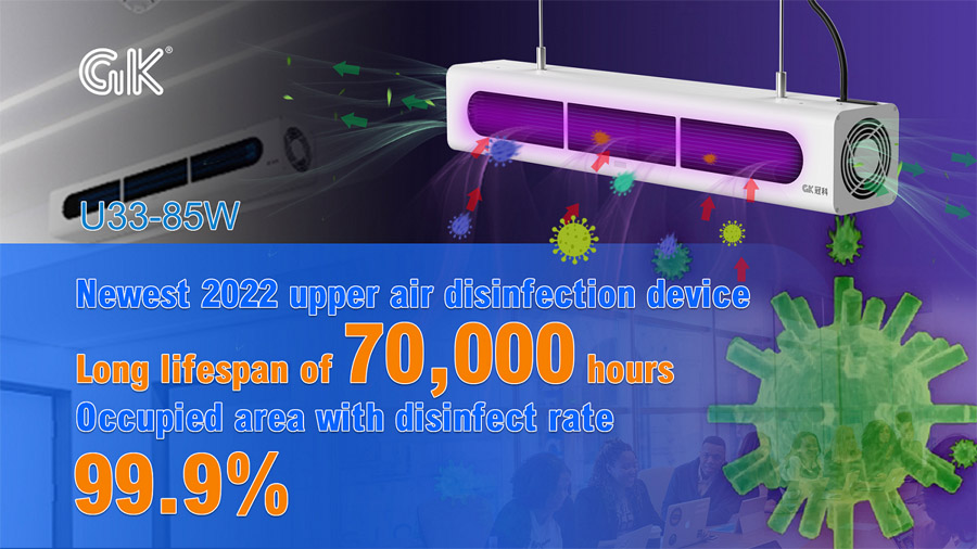 U33 Wallpuri UVC Upper Air Sterilizer Device
